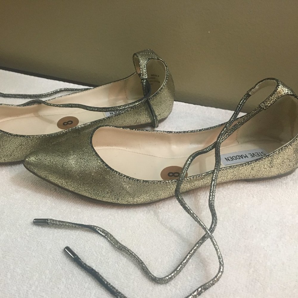 Steve Madden Flats, Size 8, $22